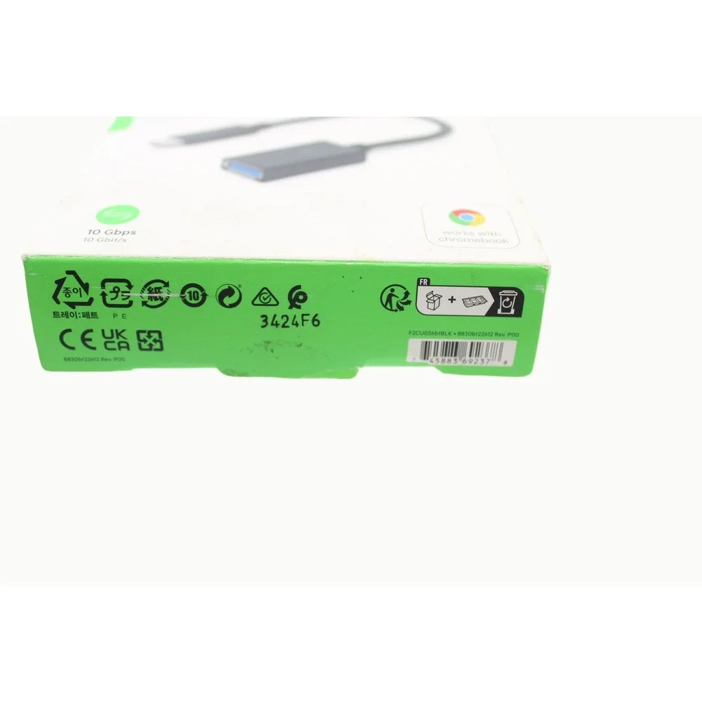 Belkin Connect USB-C to USB-A Adapter 10Gbps Black F2CU036btBLK